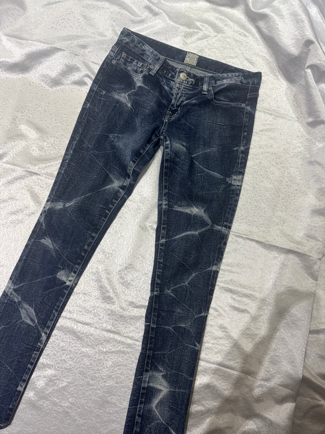”moussy“Crease Washing denim jeans 상품이미지3