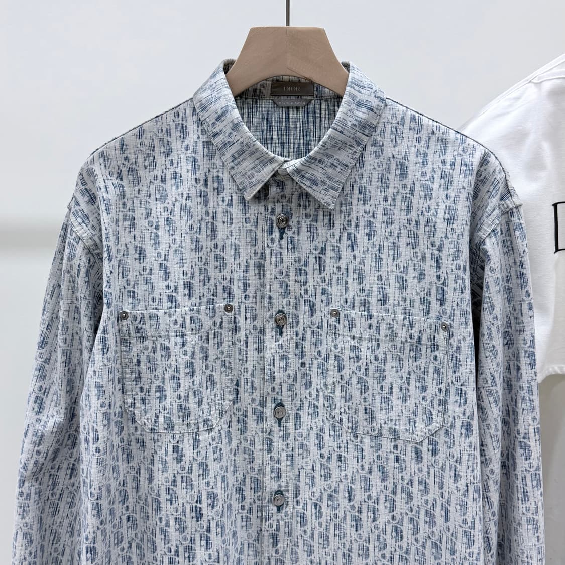 [S+급/42] 디올 오블리크 카스리 데님 오버셔츠 자켓 상품이미지2