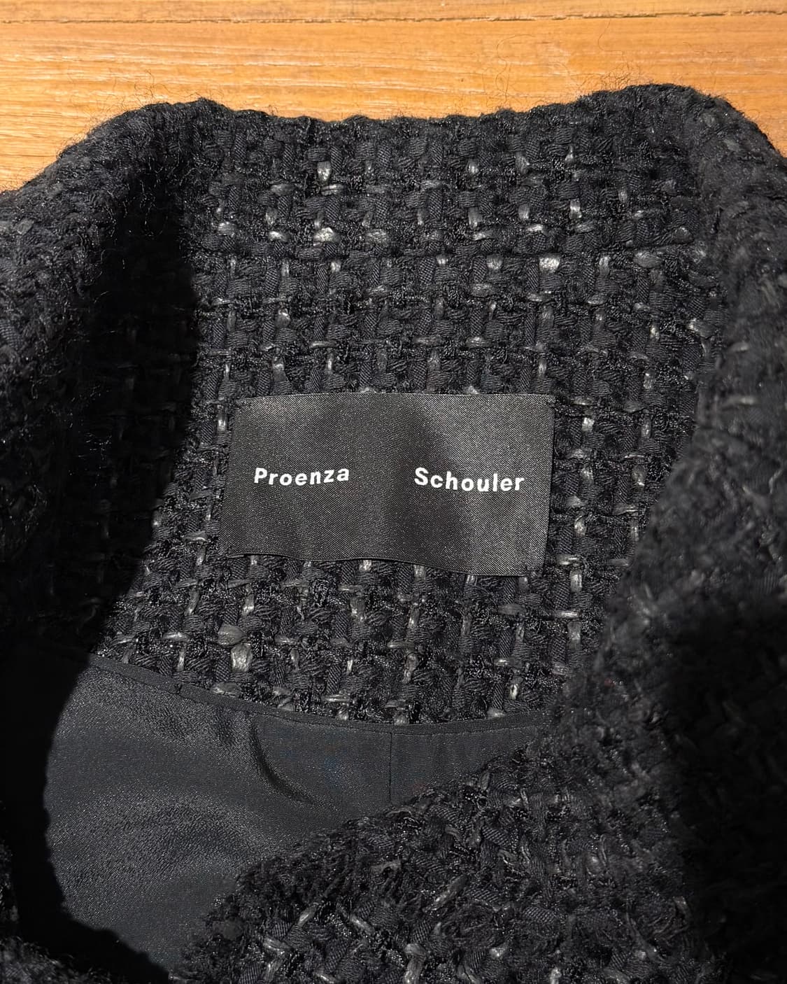 프로엔자 슐러 블랙 트위드 크롭 자켓 상품이미지7