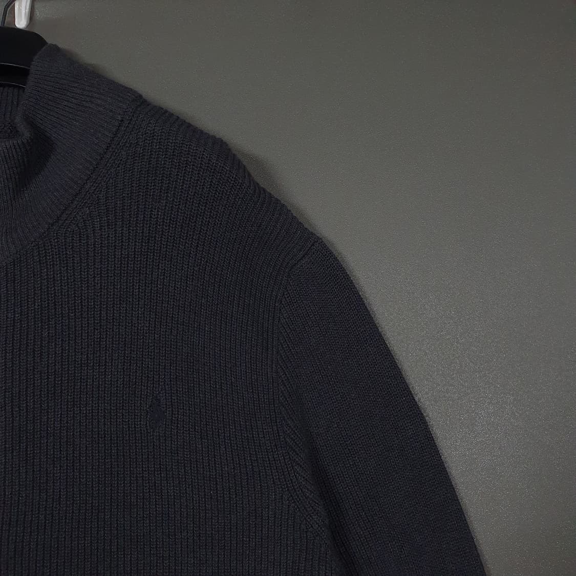 L (100) 폴로 랄프로렌 포니 투웨이 코튼 니트 집업 자켓 매장 정품 상품이미지2