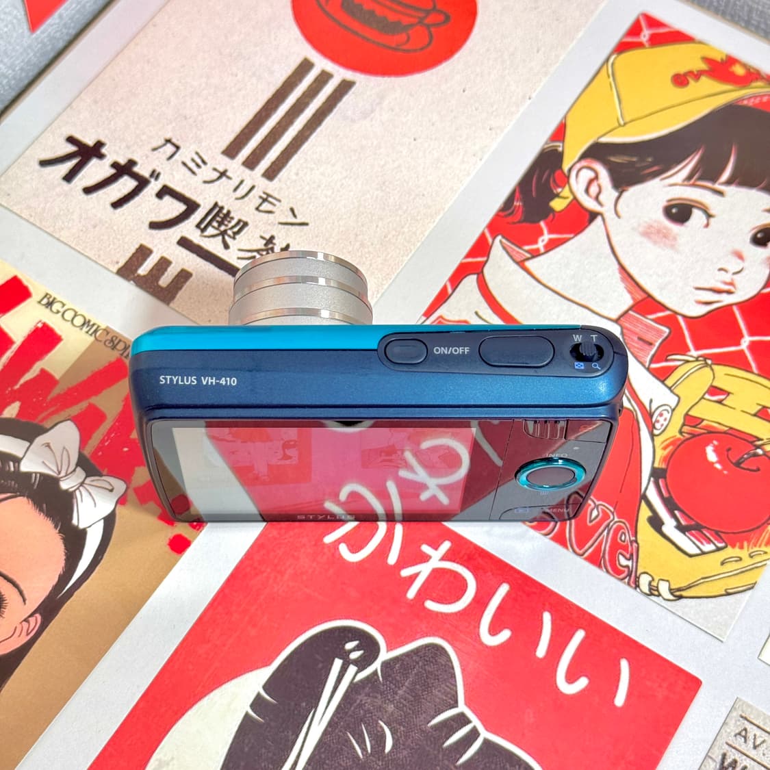 올림푸스 VH-410 블루 빈티지디카 상품이미지3