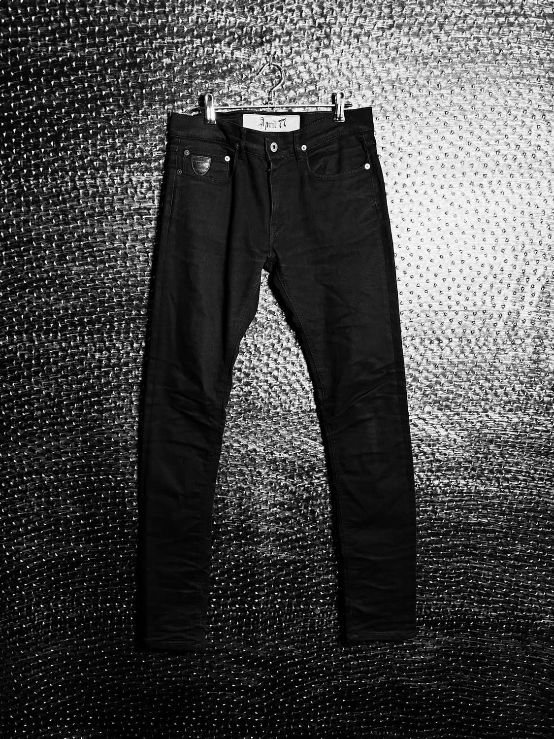 April 77 슬림 블랙진 상품이미지1