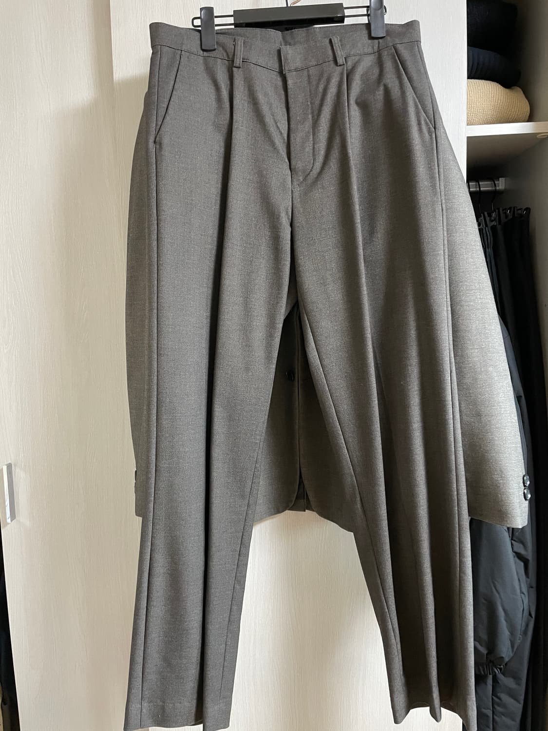 드러그옴므 셋업(자켓,슬랙스) hairy borwn 상품이미지5