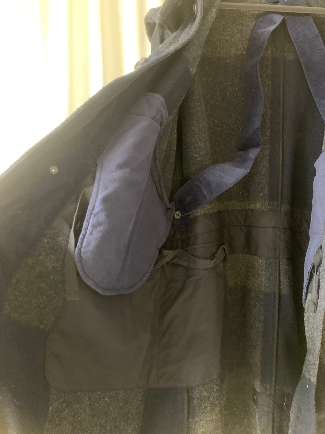 엔지니어드 가먼츠 엔가 빅체크 후드 피쉬테일 코트 needles 네펜더스 상품이미지4