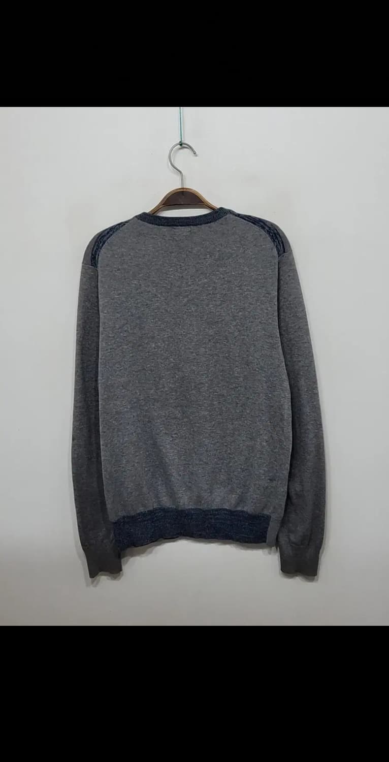 (M) 폴스미스 니트 그레이 얼룩말 스웨터 브이넥  상품이미지7