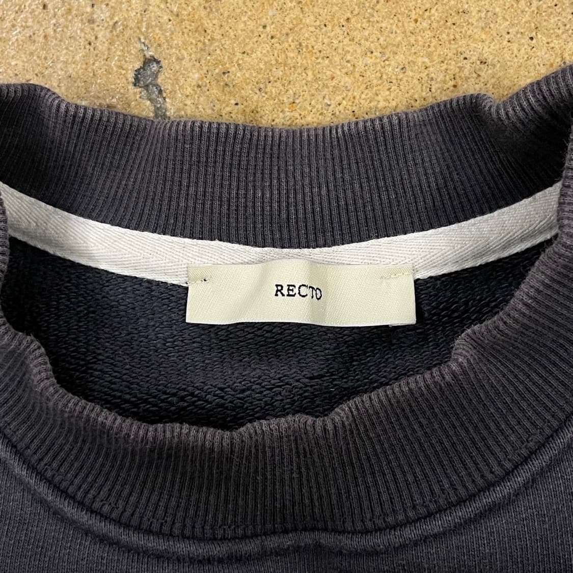 [정품] 렉토 크롭 맨투맨 티셔츠 b15 상품이미지5