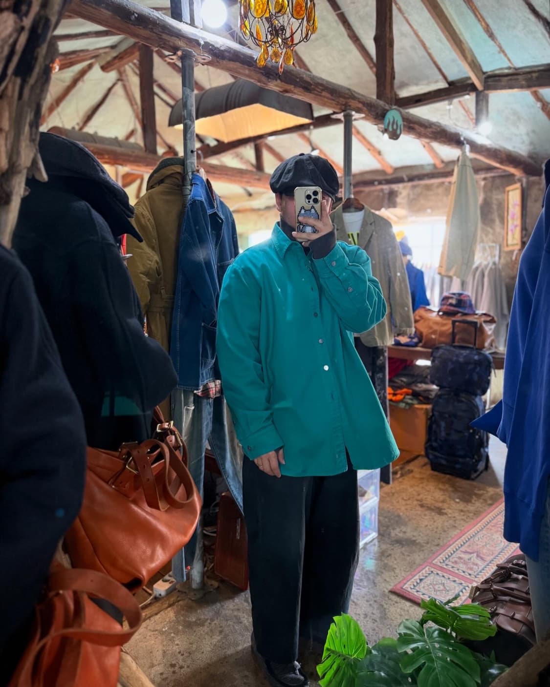 Raf Simons Big Fit Denim Shirt’ Petrol  상품이미지10