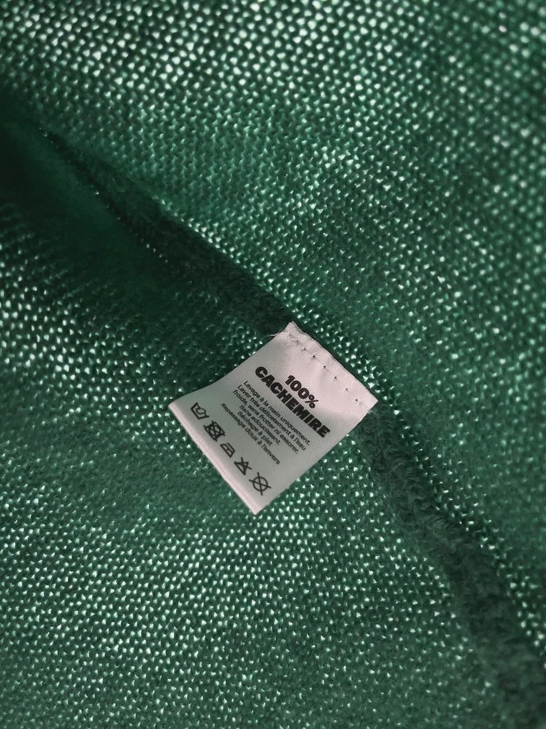 프롬퓨처 그린 캐시미어 100 니트 상품이미지5