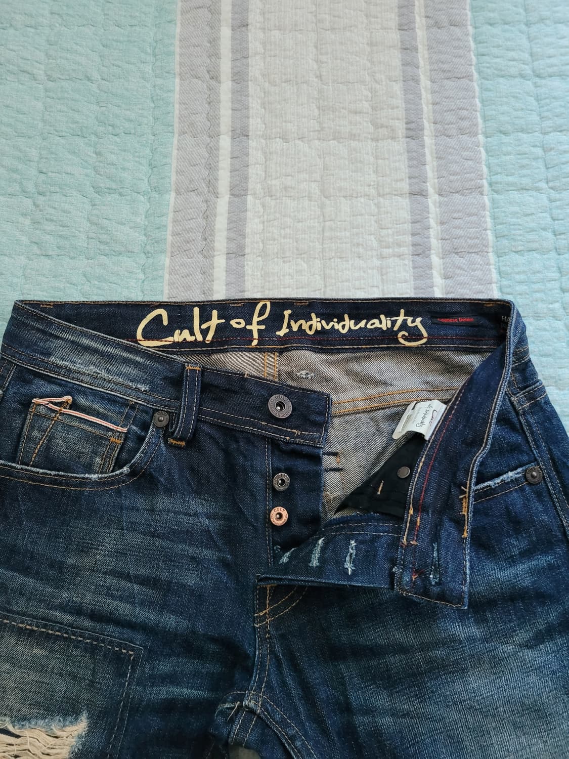 컬트 오브 인디비듀얼리티 COI 재패니즈 셀비지 릴렉스드 데님 29-30 상품이미지5