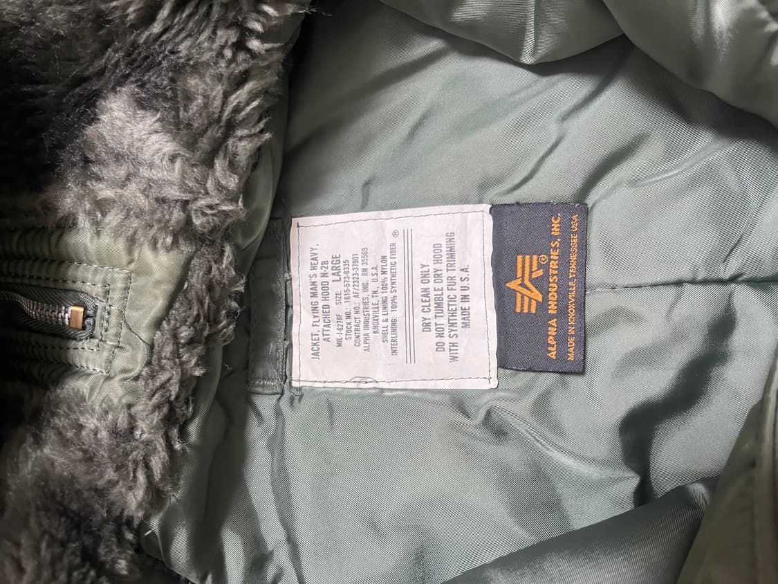 알파인더스트리n2b L사이즈 상품이미지5