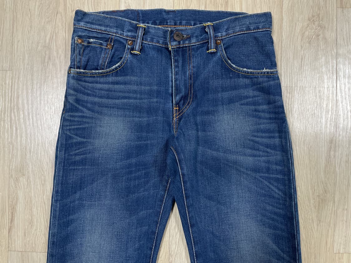 30~31) 00's 리바이스 매장판 502 일자핏 진청워싱 데님팬츠(일 상품이미지5