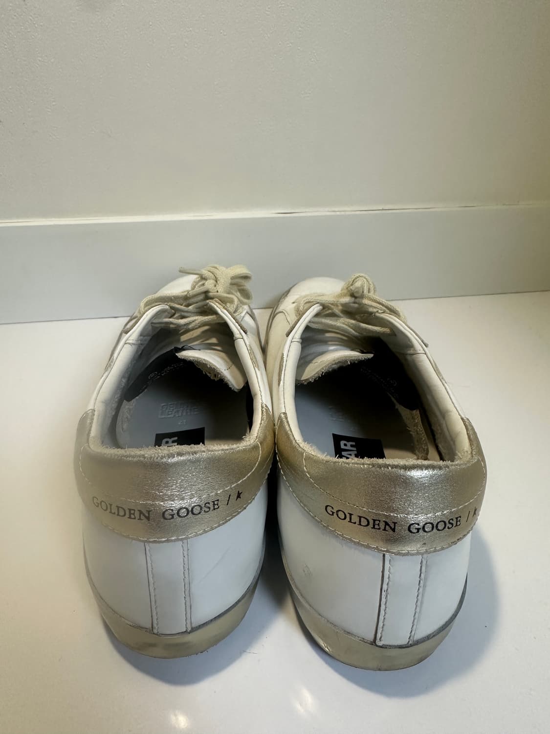 골든구스 슈퍼스타 화이트 골드탭 41 사이즈 상품이미지2