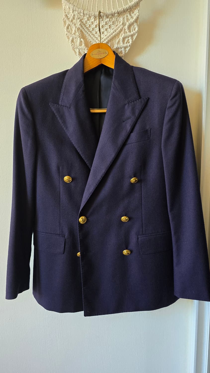 POLO 폴로 테일러드 울 플란넬 블레이저 자켓 95 정핏 상품이미지1