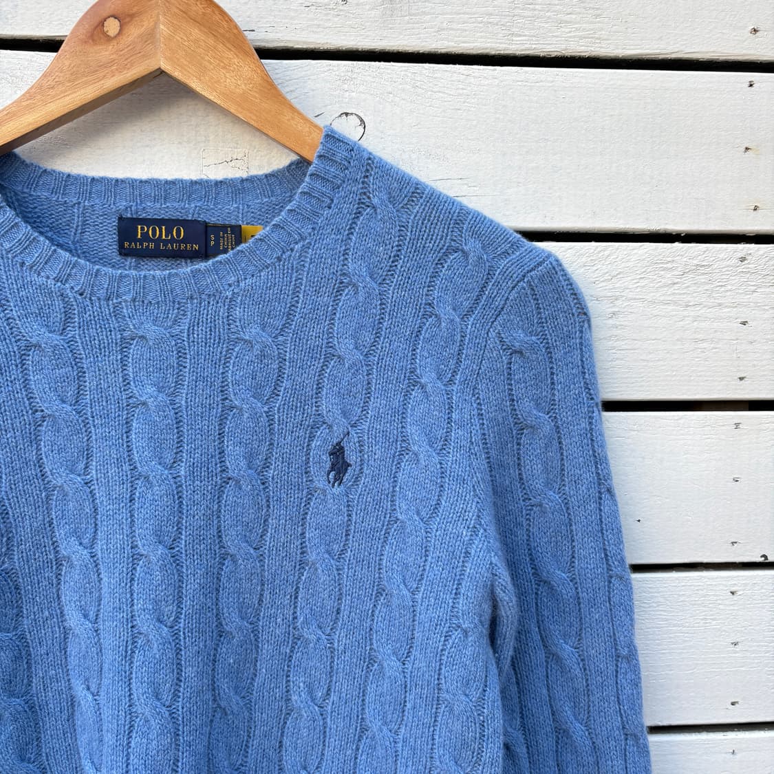 Polo 폴로 울 캐시미어 케이블 꽈배기 니트 상품이미지5
