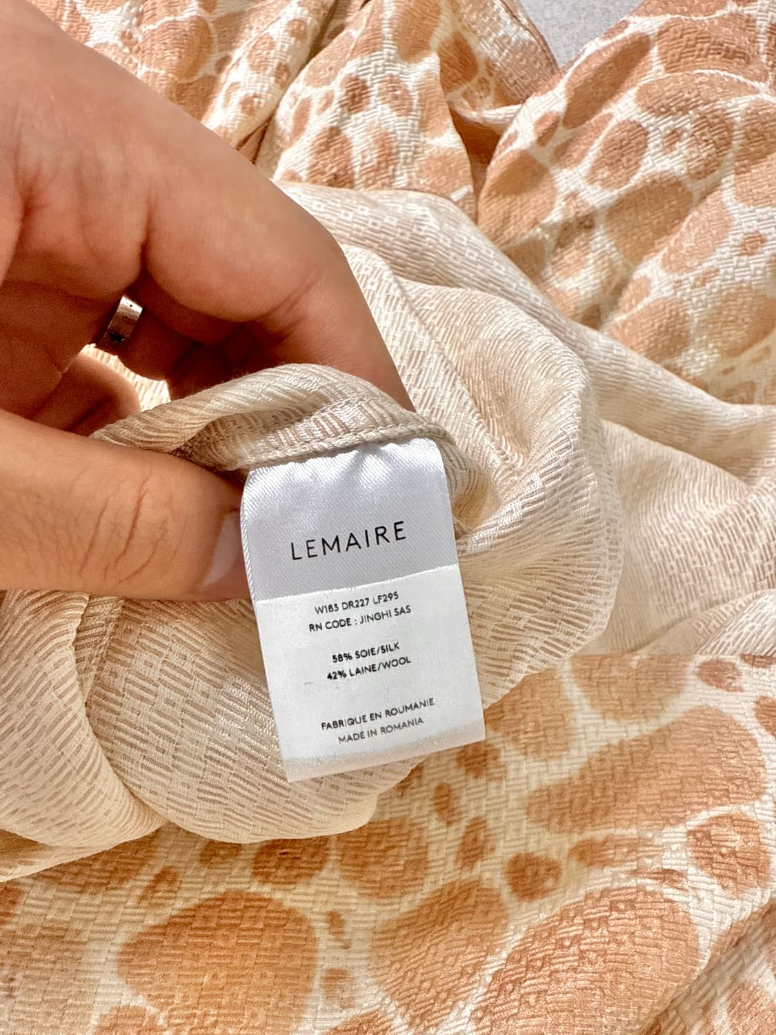 Lemaire 패턴 원피스 상품이미지5