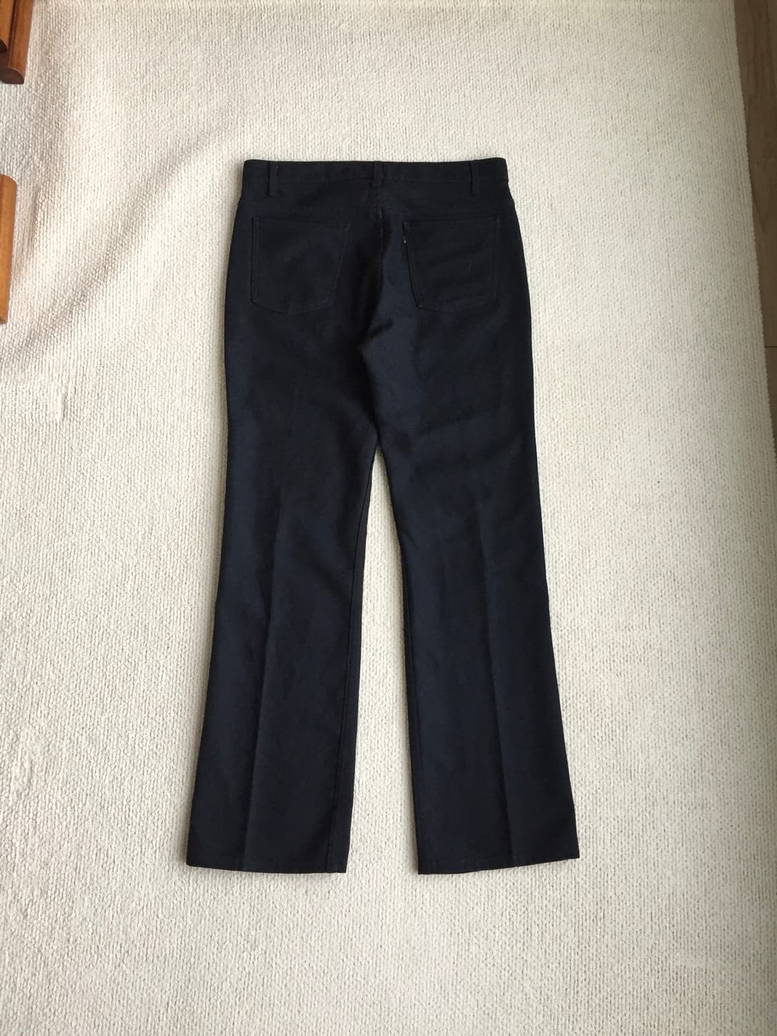 90-00’s levis 517 네이비 스타프레스트 블랭크탭 굿사이즈 상품이미지5