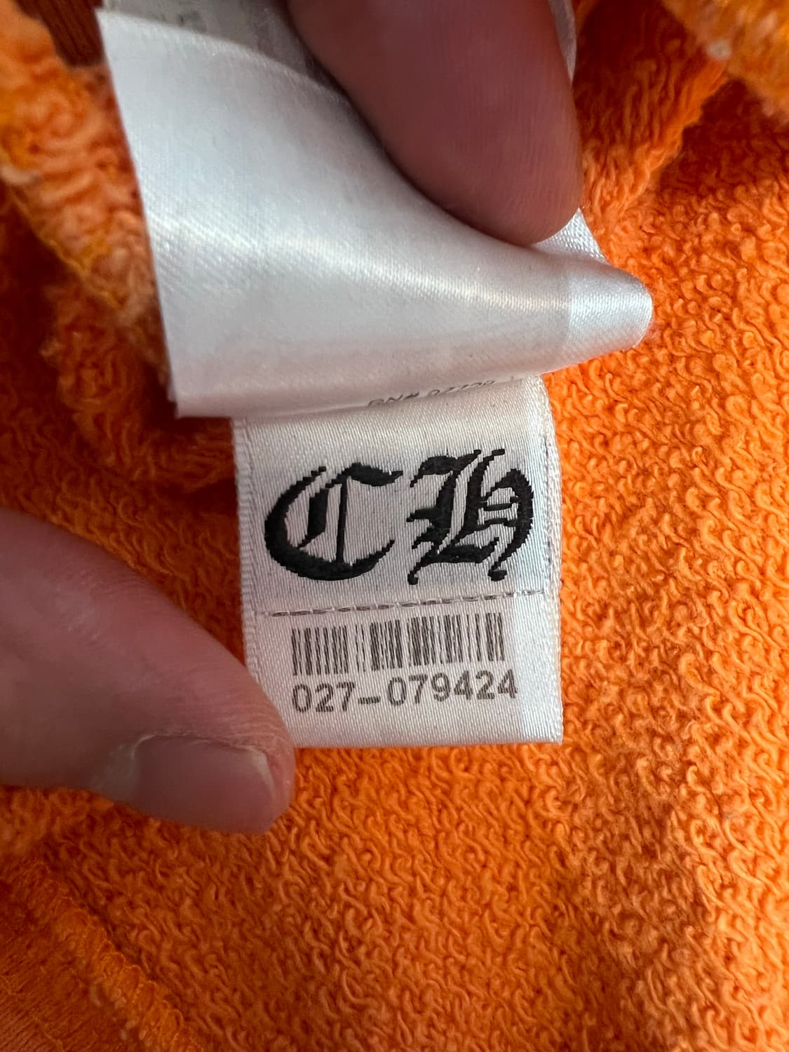 크롬하츠 매티보이 후드스웻 오렌지  xl 상품이미지4