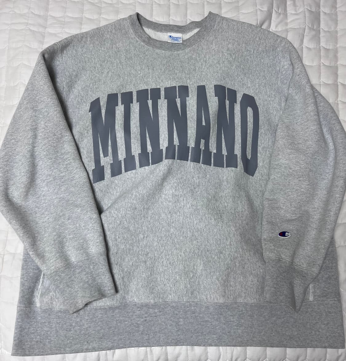 [XL] 빔즈 x 챔피온 x 민나노 스웻셔츠 그레이 상품이미지2