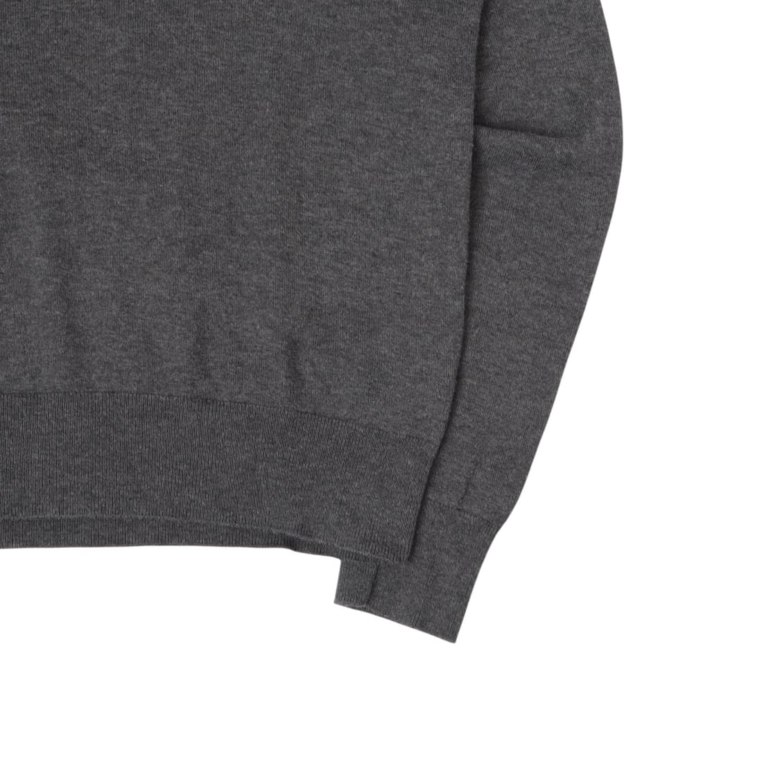 폴로 랄프로렌 우먼스 그레이 코튼 브이넥 니트 상품이미지4