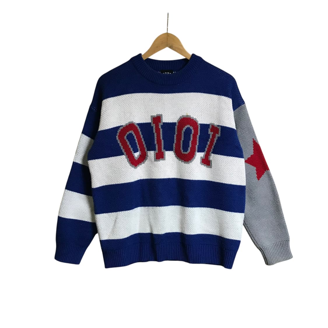 Oioi 단가라 라운드니트 상품이미지2