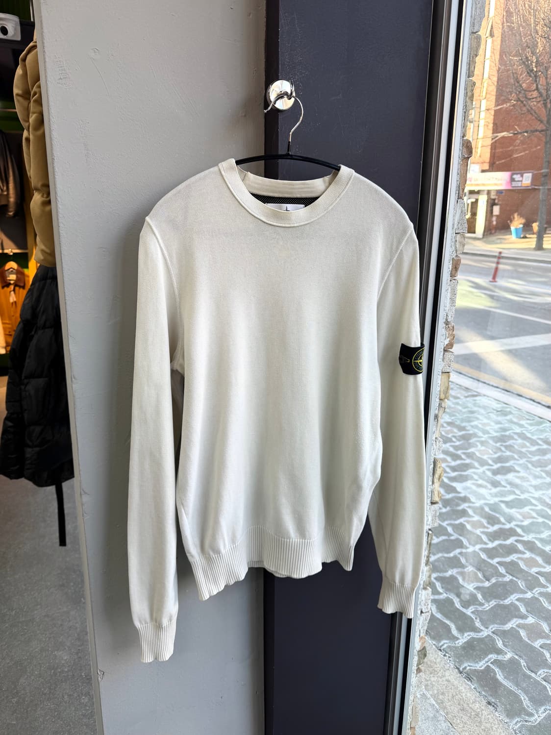 S/ 스톤아일랜드 와펜패치 베이직 스웻 니트 상품이미지2