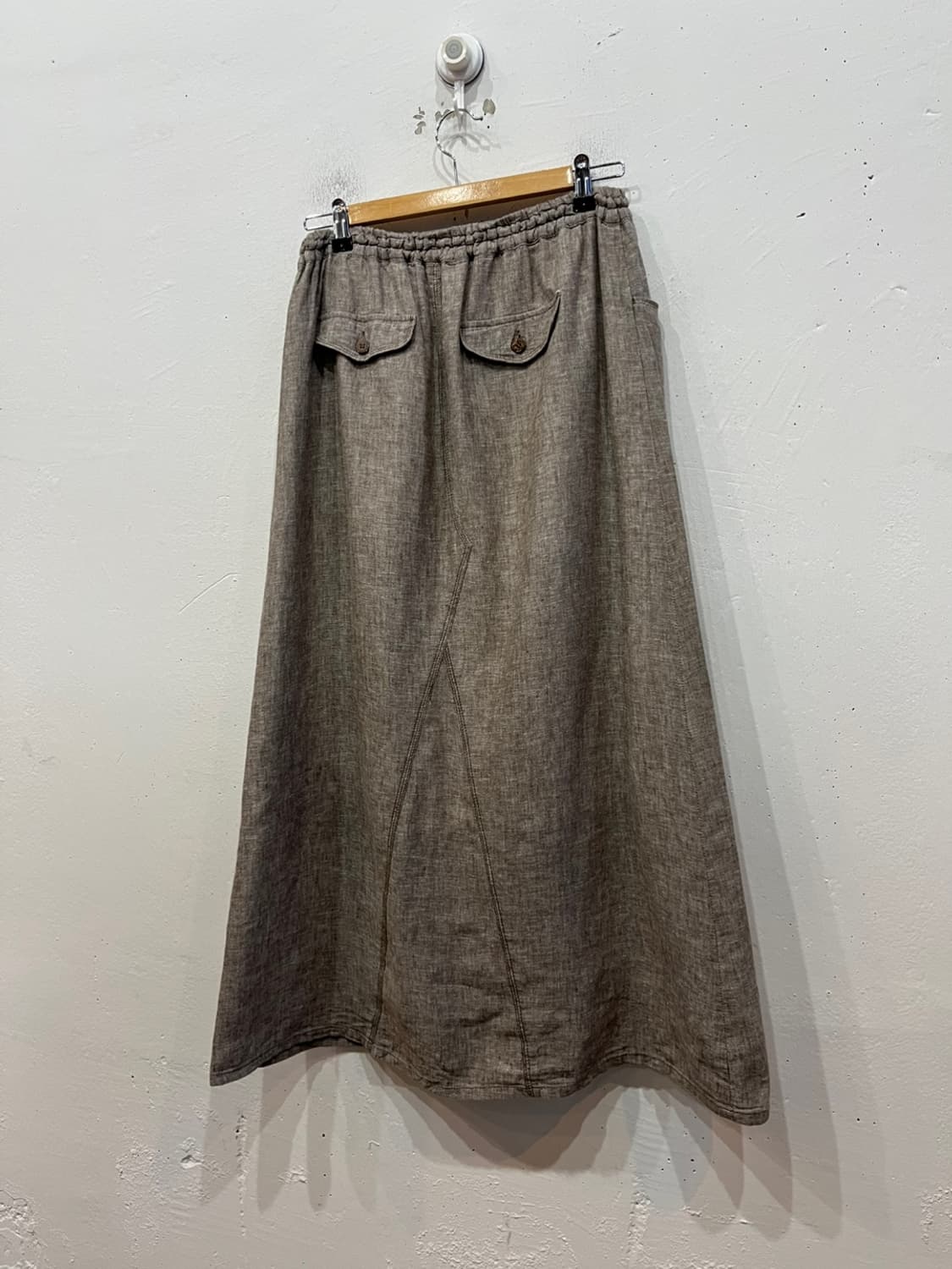 cepo JPN 네추럴 린넨 블렌드 스커트 치마  상품이미지3