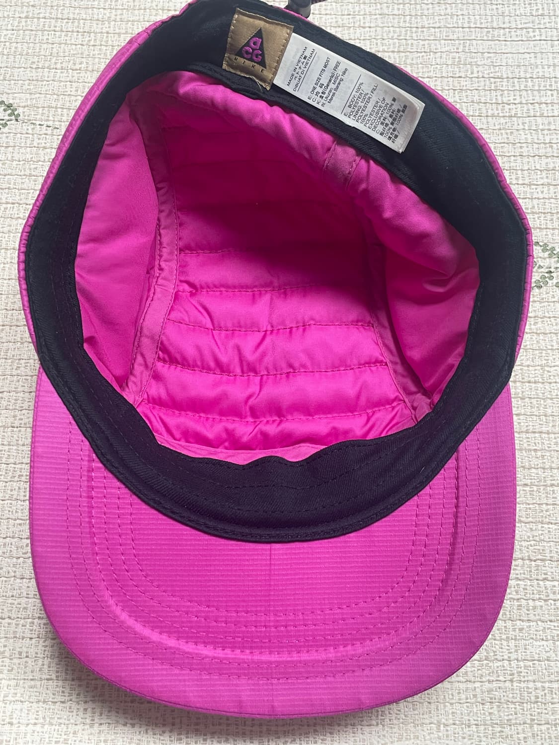 나이키 ACG AW84 패디드 캡 핑크 상품이미지4