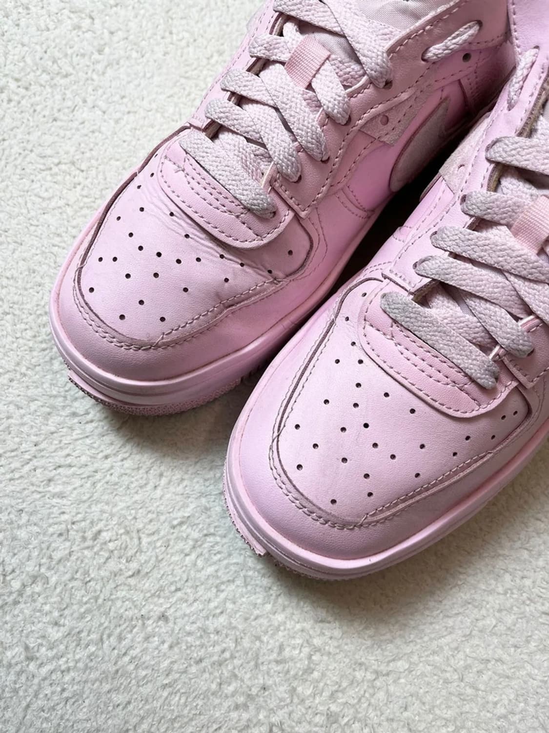 나이키 에어 포스 1 폰탄카 핑크 폼 스니커즈 A1786 상품이미지3