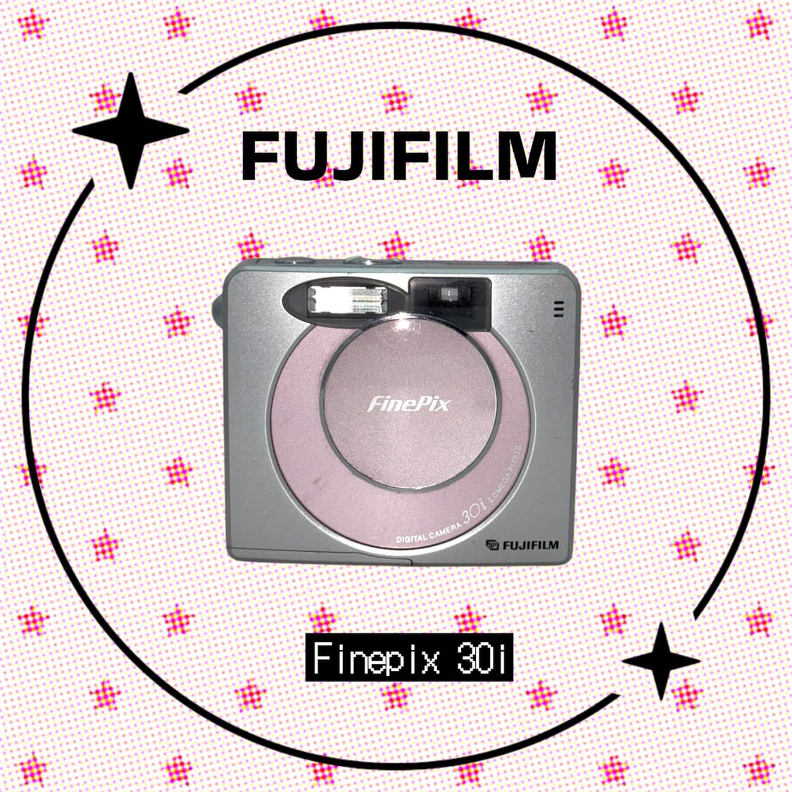 (핑크/레트로) 후지필름 파인픽스 FUJIFILM FinePix 30i  상품이미지1