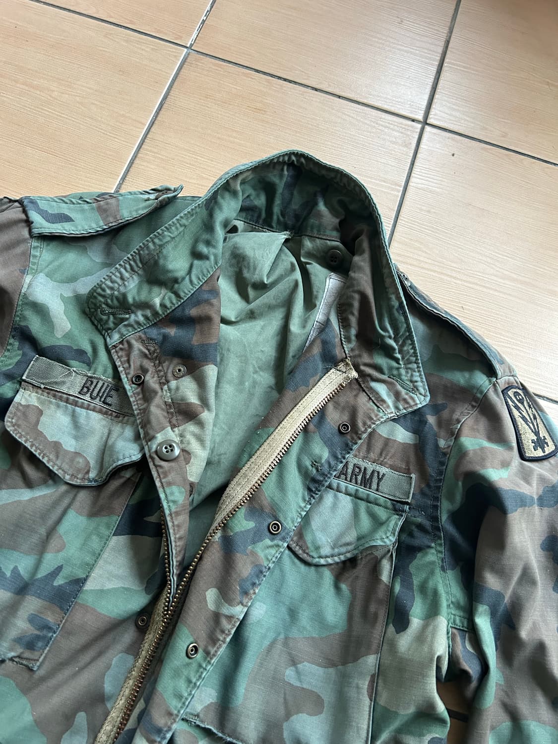 80‘s M65필드자켓 (카모)  상품이미지2