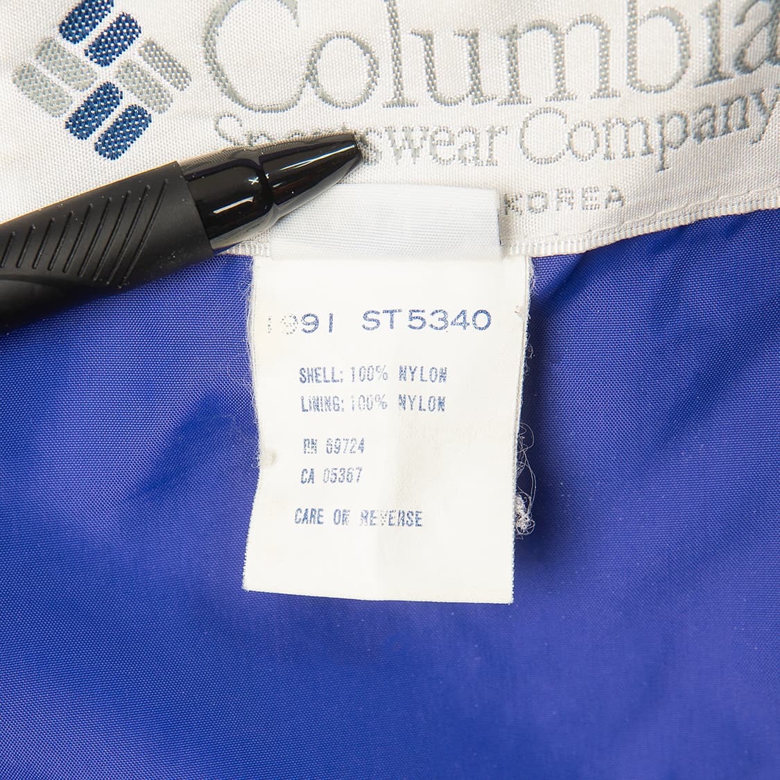 [115] 90s 컬럼비아 코리아메이드 컬러블럭 윈드브레이커  상품이미지10