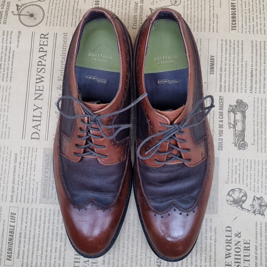 에스콰이어 포트폴리오 남성윙팁구두265 상품이미지2