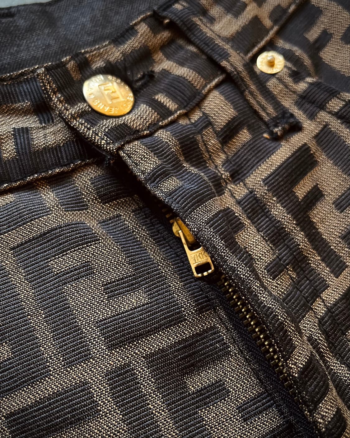 1990s FENDI Old Zucca Pattern Trouser 상품이미지5