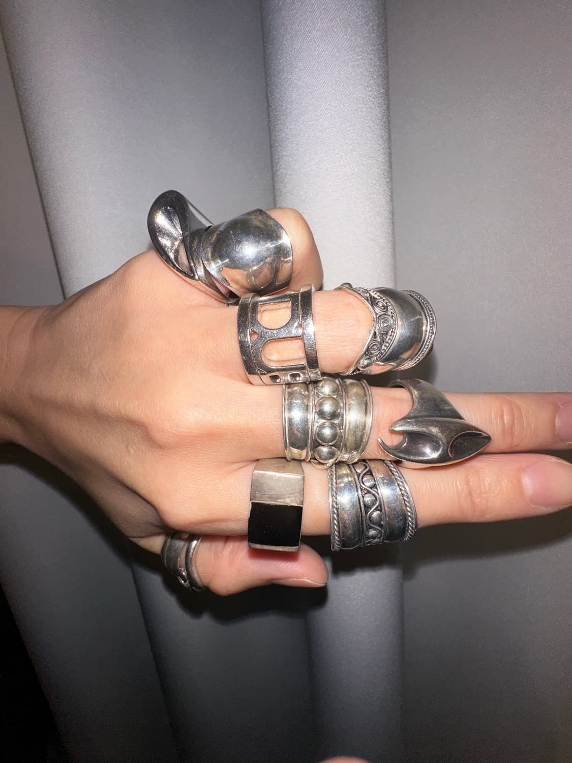 Vintage bold 925silver ring 상품이미지9