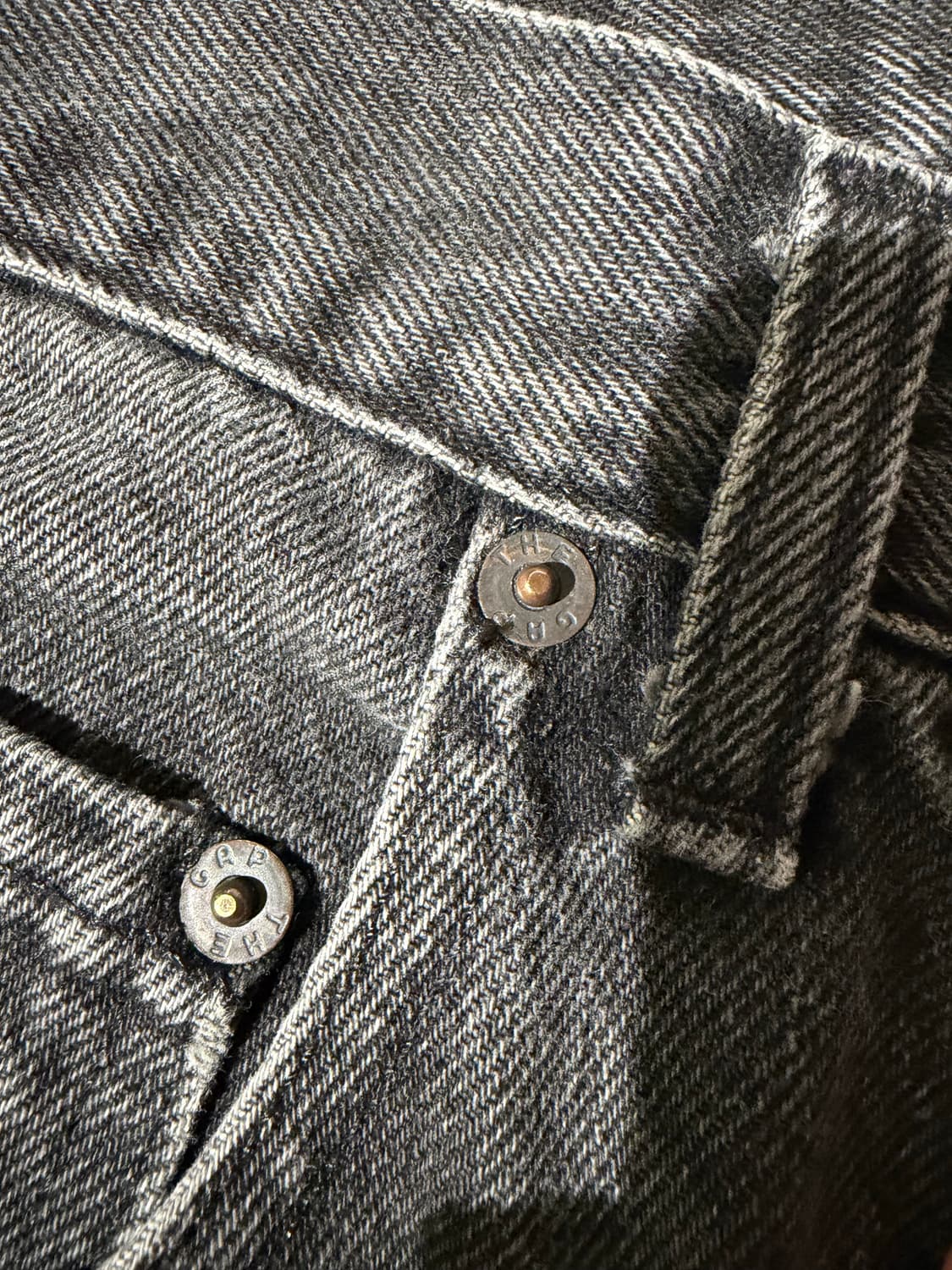 90s OLD GAP Black denim pants 상품이미지3