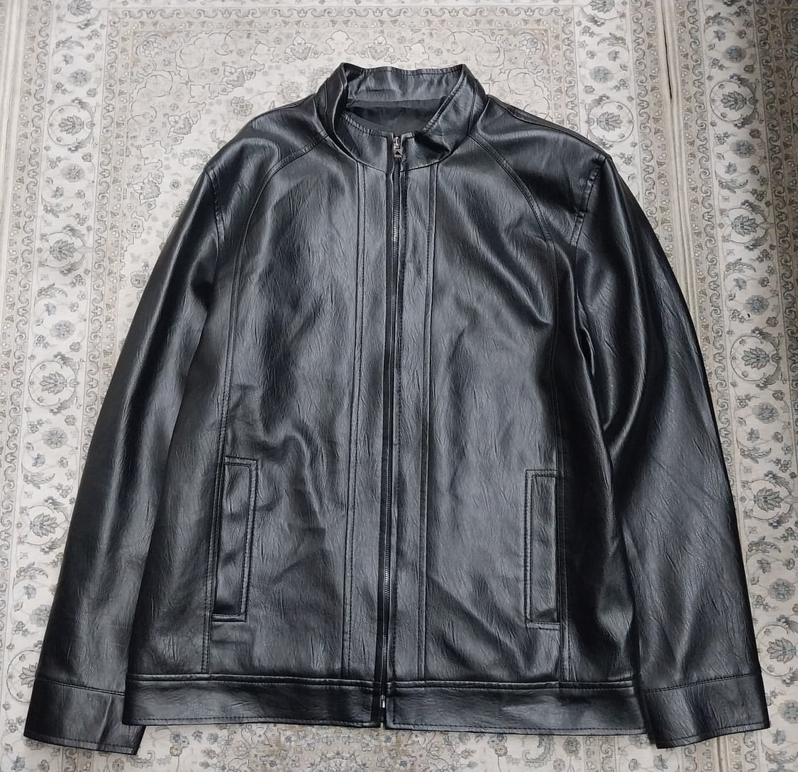 MITZVAH 빈티지 페이크 래더 자켓 L 상품이미지1