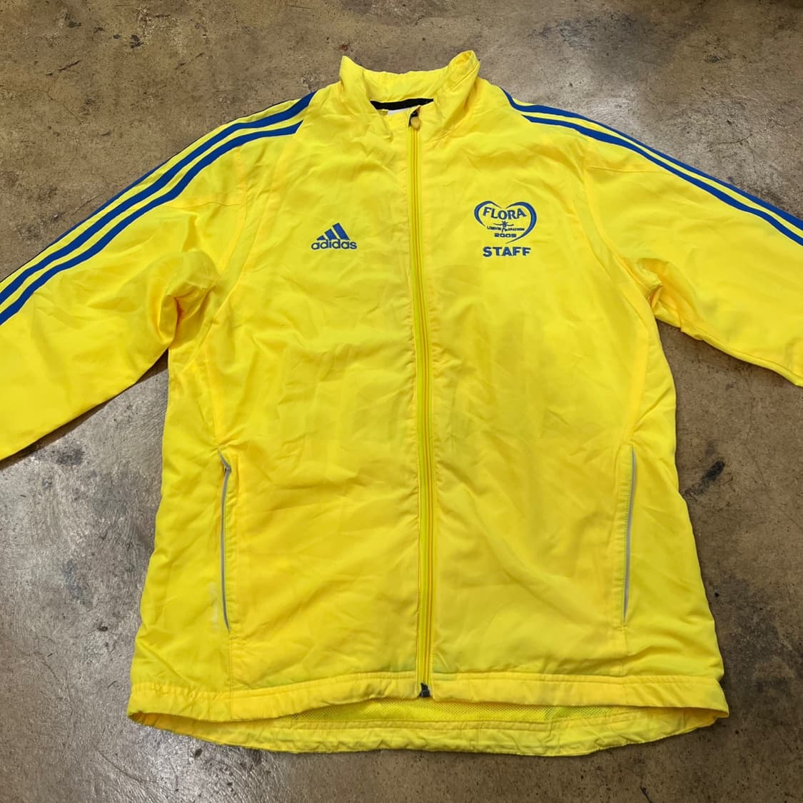 [정품/M] 아디다스 옐로우 트랙탑 바람막이 b17 상품이미지3