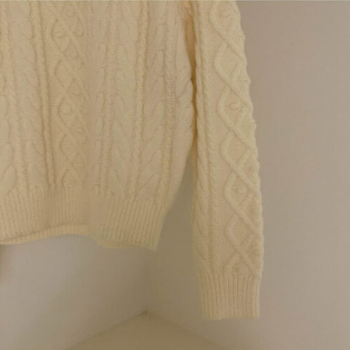 니어웨어 꽈배기니트 (아이보리) 26000 상품이미지5