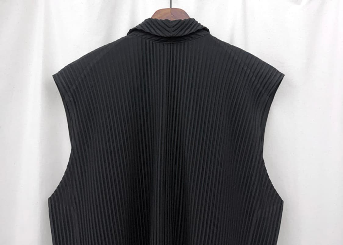 옴므플리세 롱 베스트 3사이즈 상품이미지5