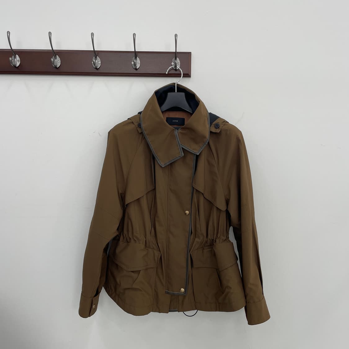 시스템 브라운 야상 점퍼 상품이미지1