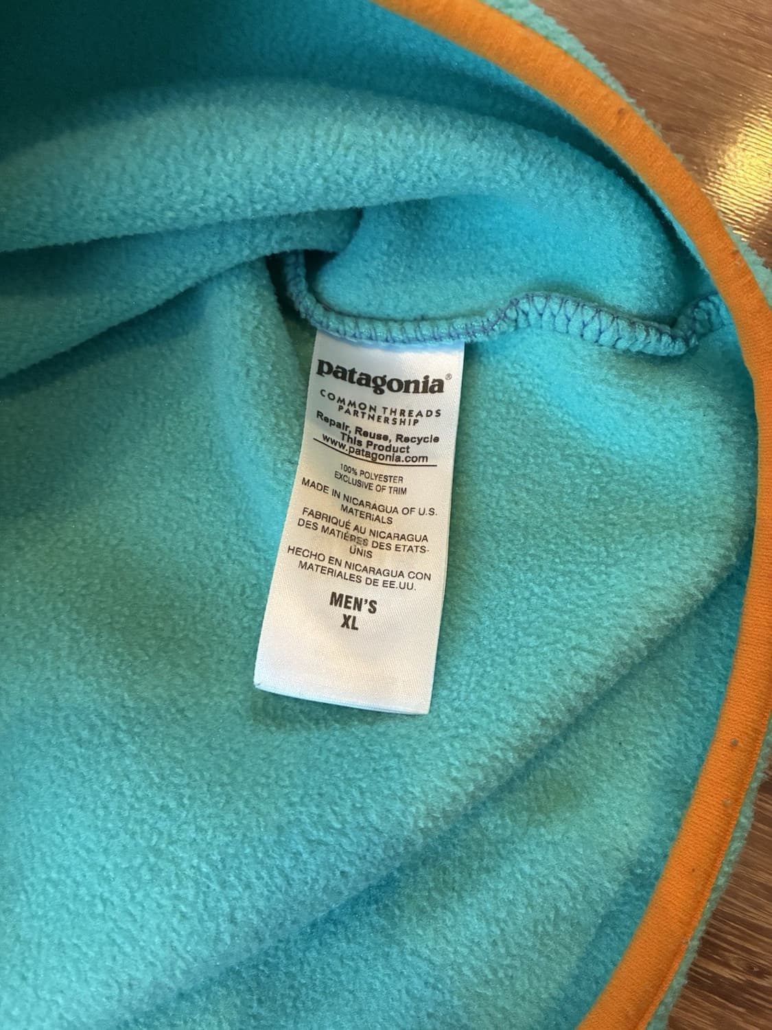 16FW 파타고니아 신칠라 스냅-T 블루/민트 상품이미지5