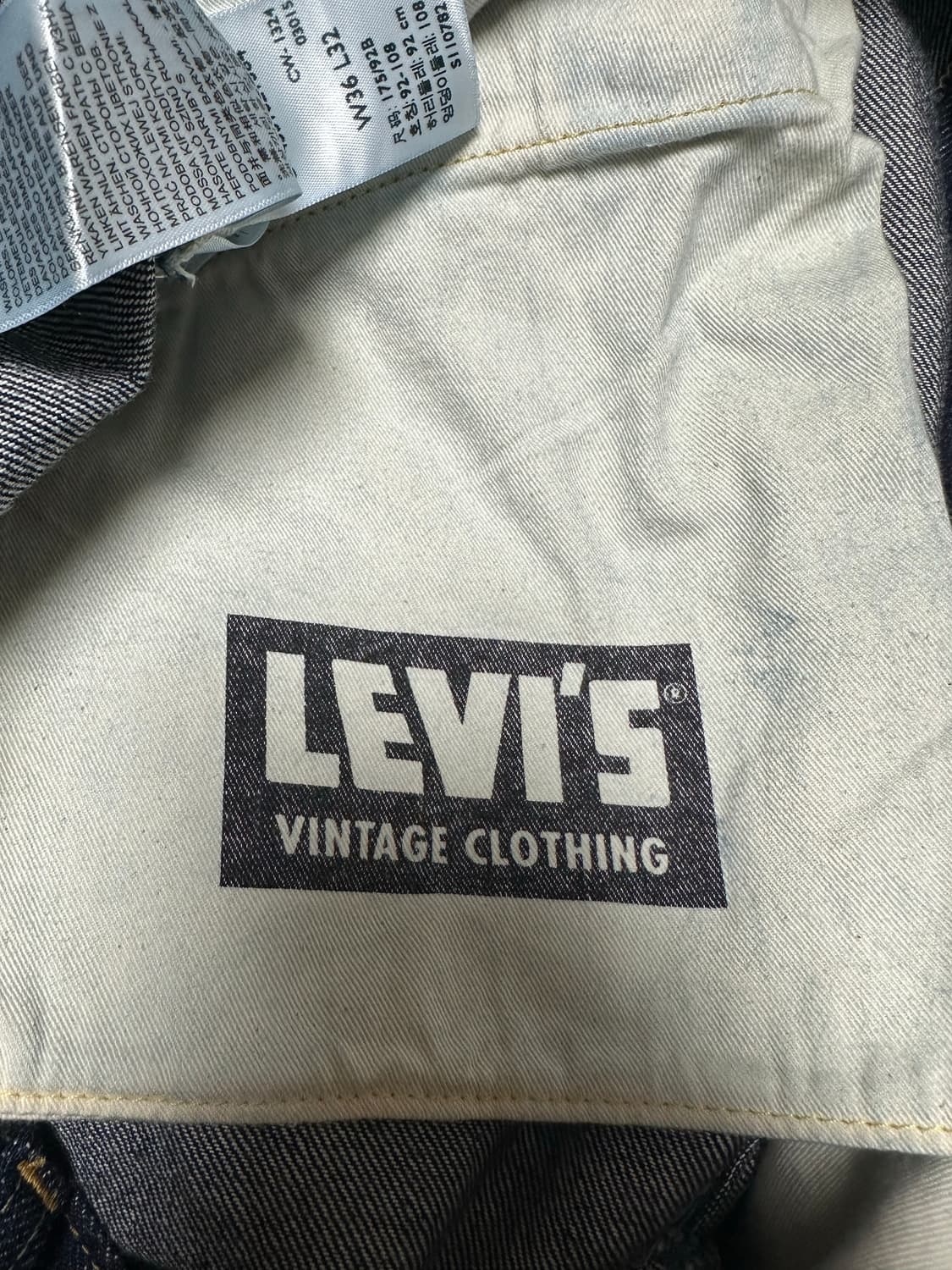 리바이스 LVC 55501 린스드 36x32 상품이미지7