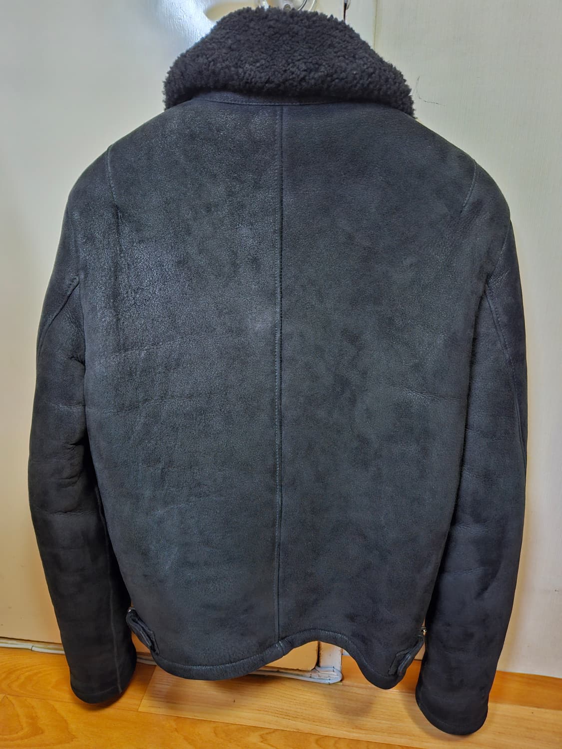 95 M) 올세인츠 Allsaints 데클리 리얼 양가죽 누벅 무스탕 상품이미지2