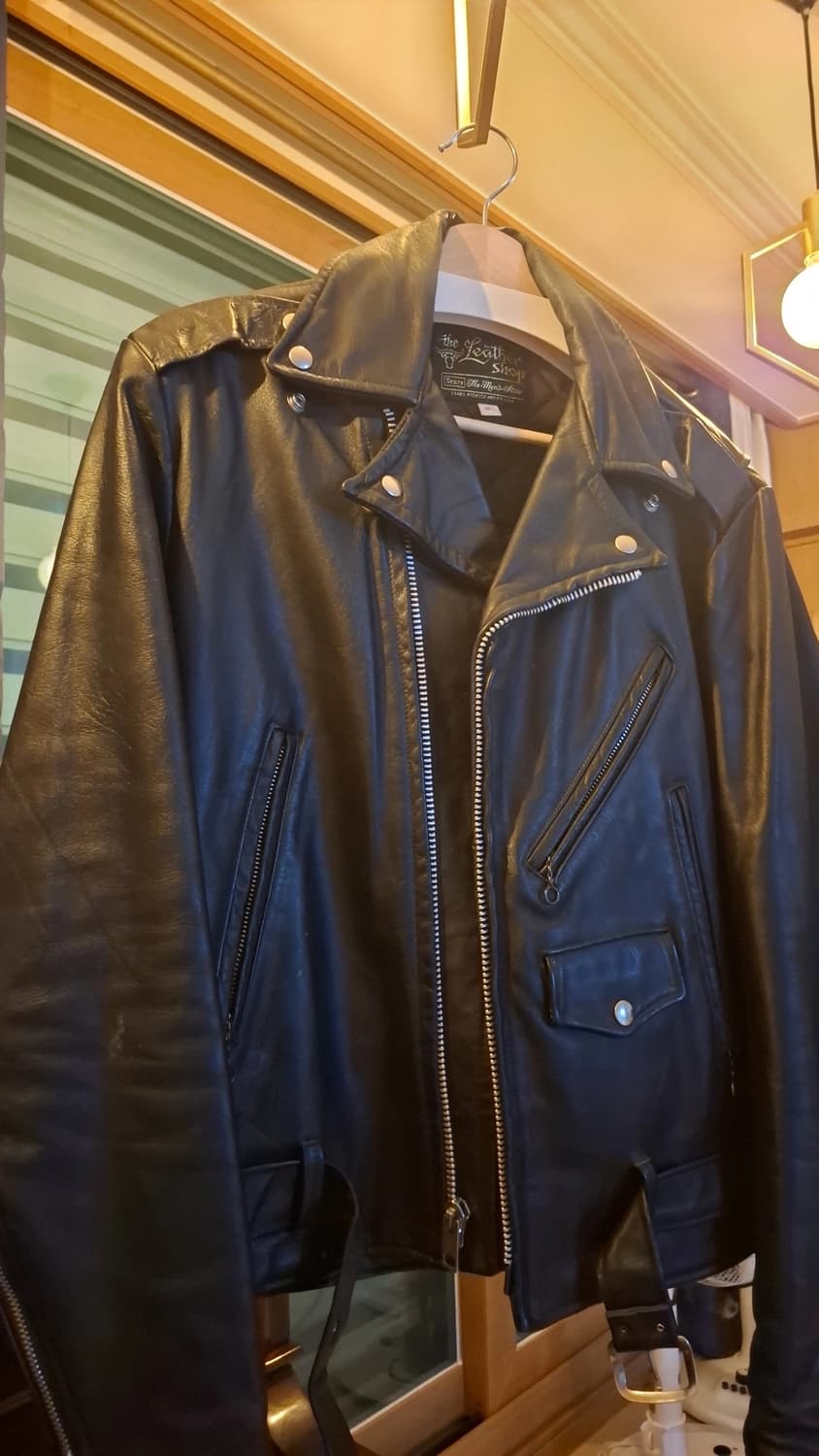 70s sears the leather shop 레더자켓 상품이미지1