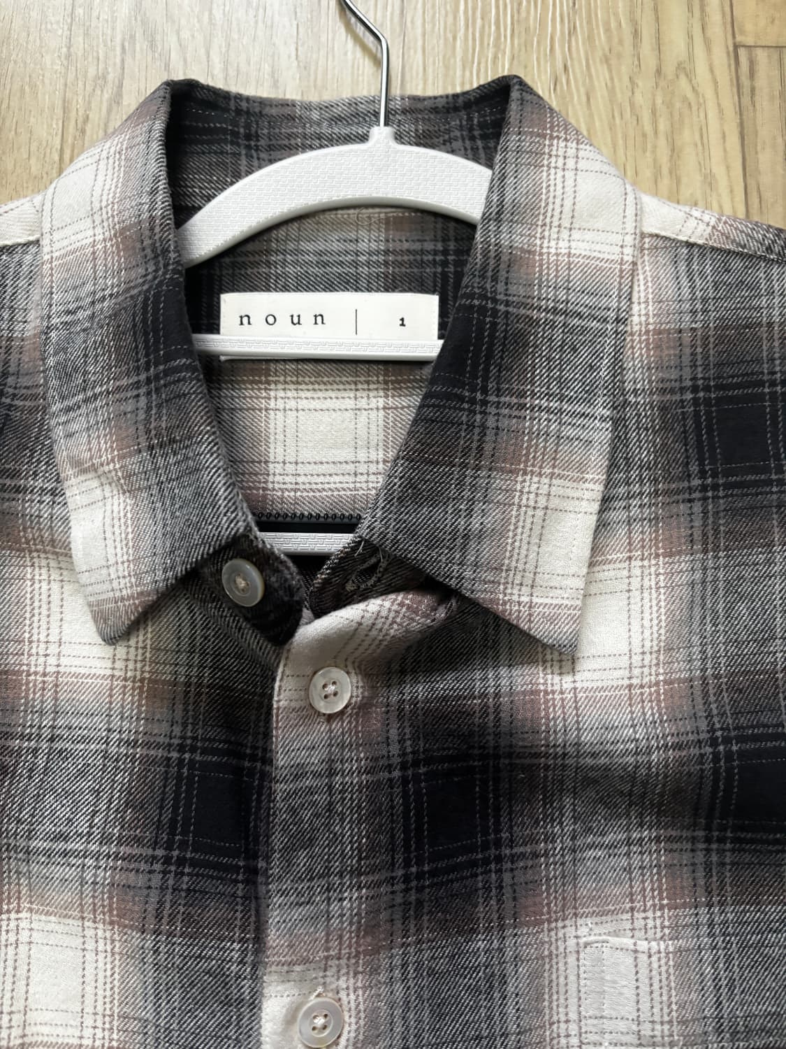 노운 체크셔츠 상품이미지2