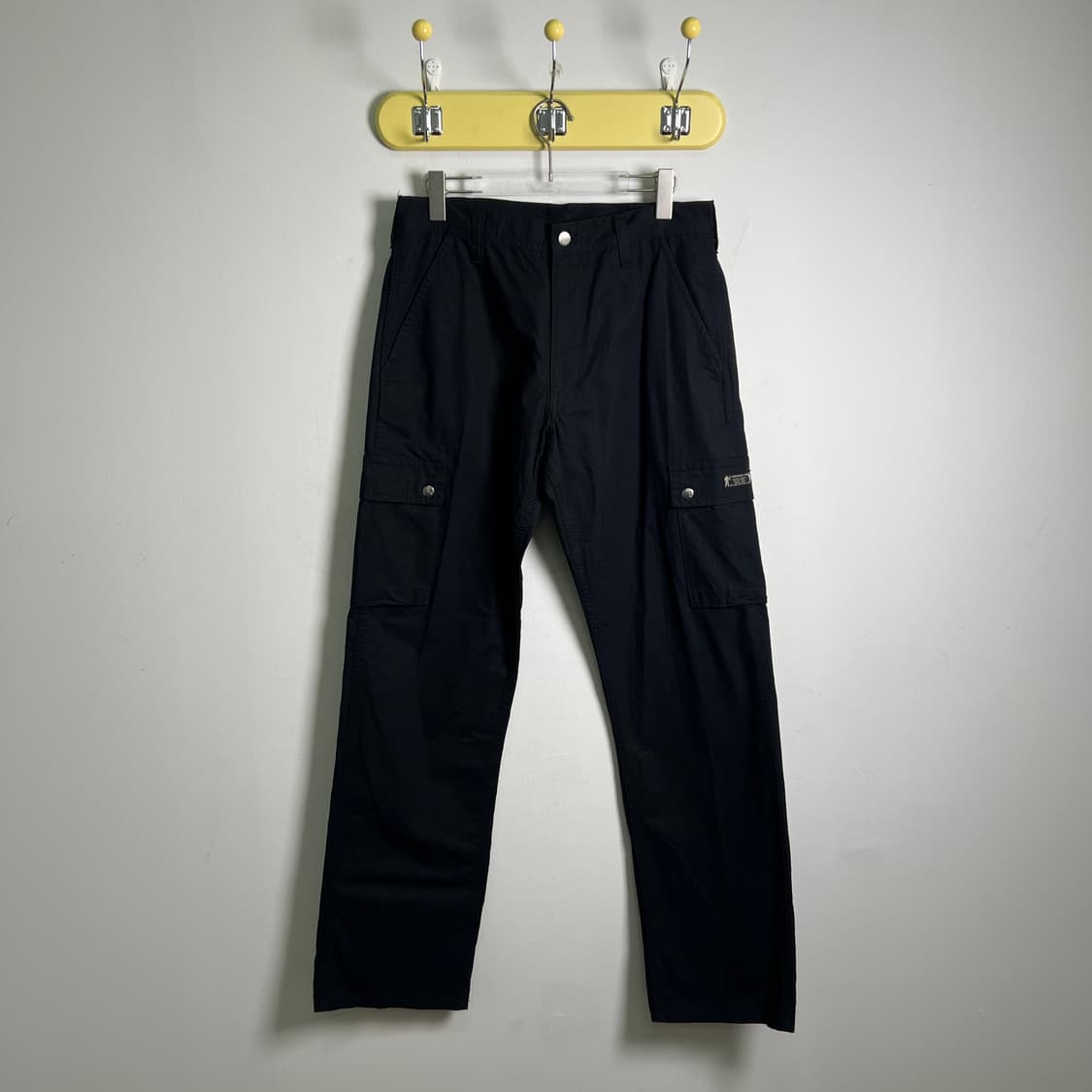 Bape 베이프 블랙 코튼 카고 팬츠 L 상품이미지1