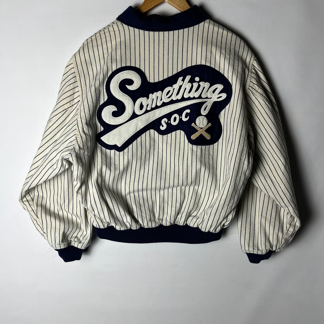 [Edwin] 00's 에드윈 베이스볼 히코리 봄버자켓 상품이미지2