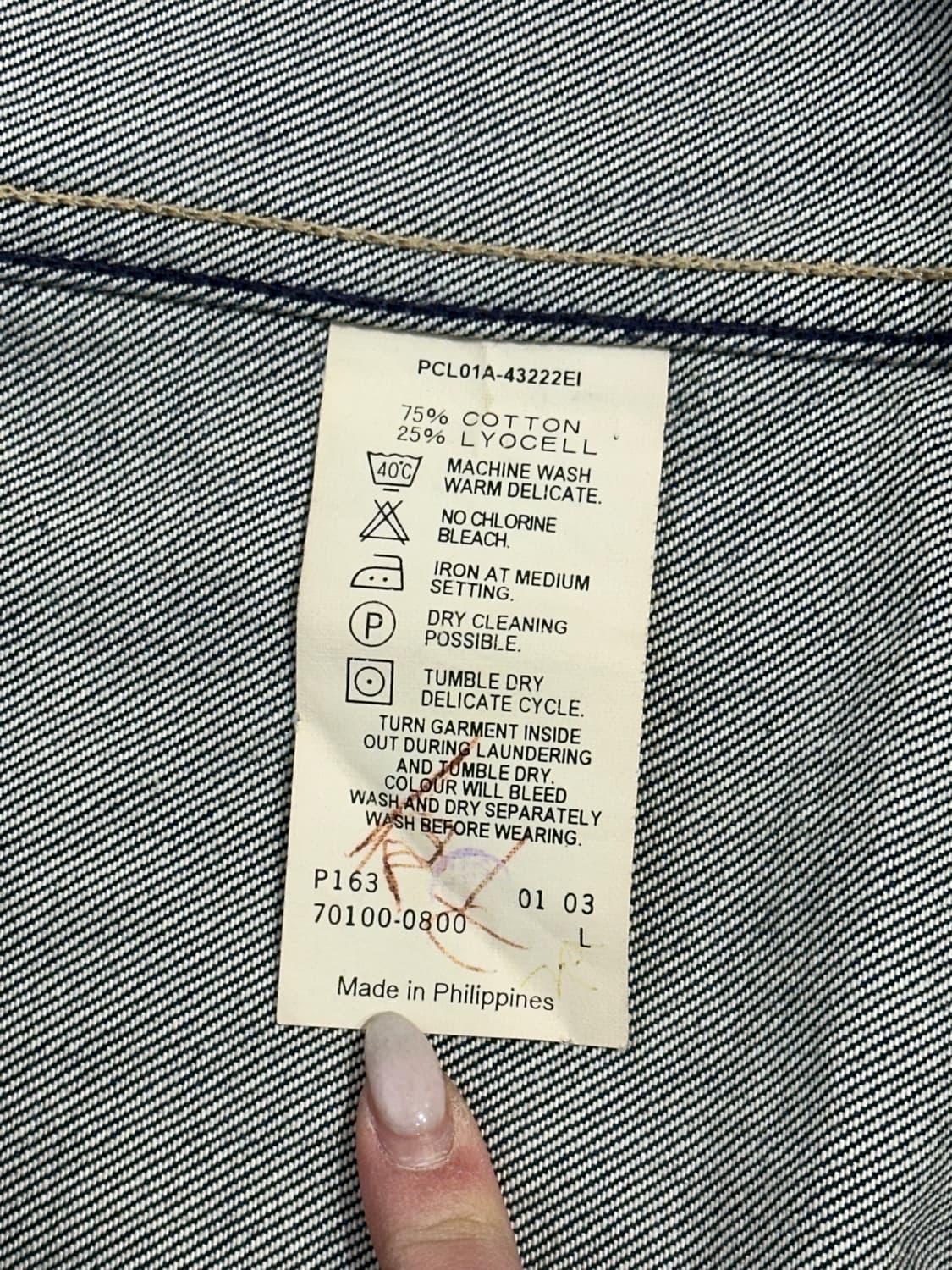 리바이스 중청 엔지니어드 진 데님 자켓 100 상품이미지8