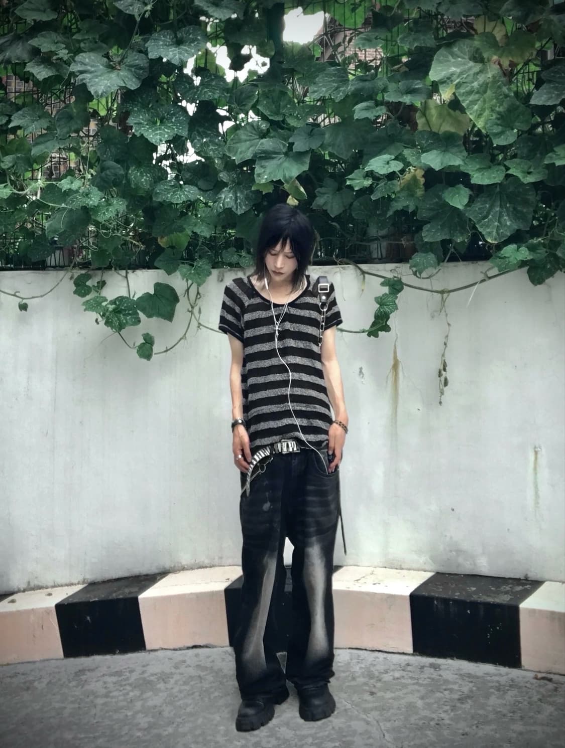 stripe side strap knit 상품이미지4