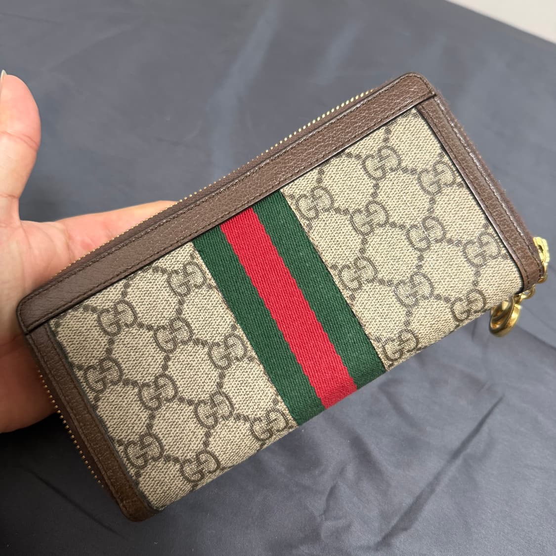 [새상품급.정품] 구찌 오피디아 지퍼돌이 장지갑 상품이미지2